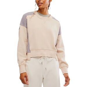 Women's Cream and Gray Sweatshirt